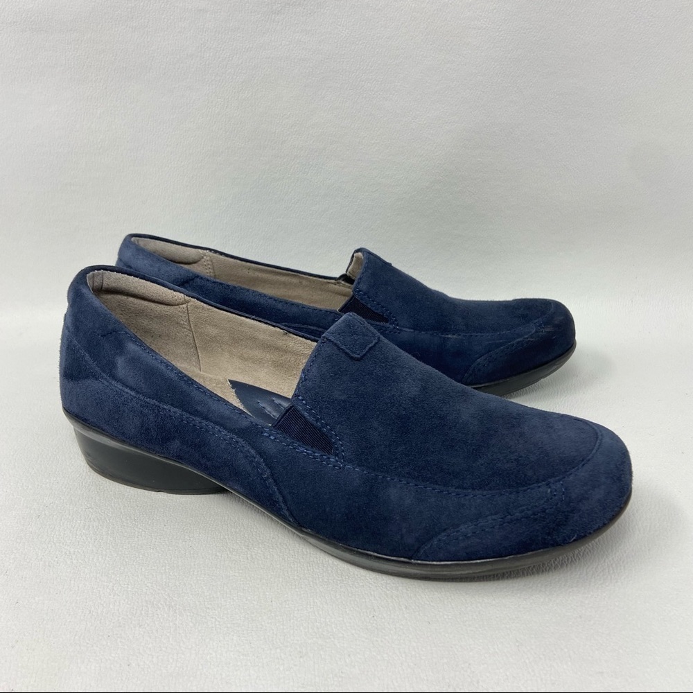 Naturalizer Channing Suede Slip On Loafers, Women's Size 7.5M, Navy